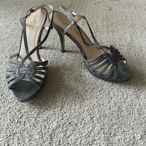 Women’s silver heels